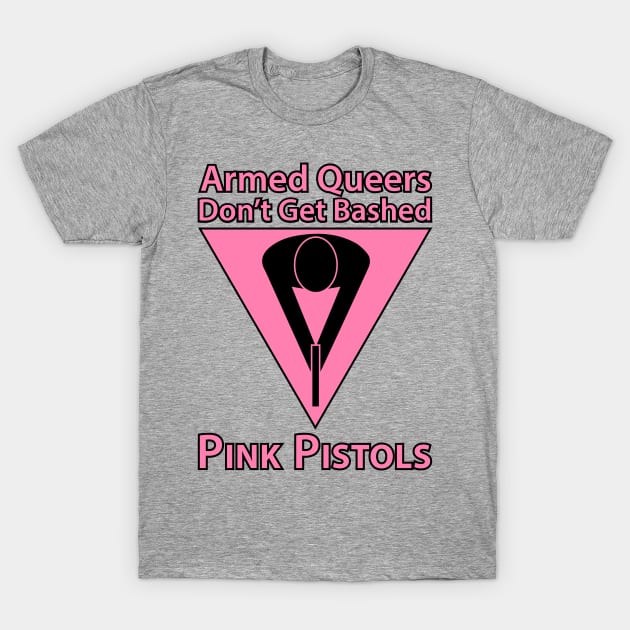 Pink Pistols T-Shirt by Operation Blazing Sword